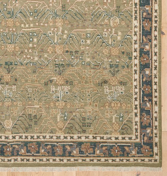 Vintage Hand-Knotted Turkish Rug - 5' x 8' | Rejuvenation