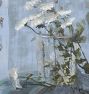 Blue Floral Wall Art Print