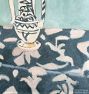 Blue Tablecloth Wall Art Print