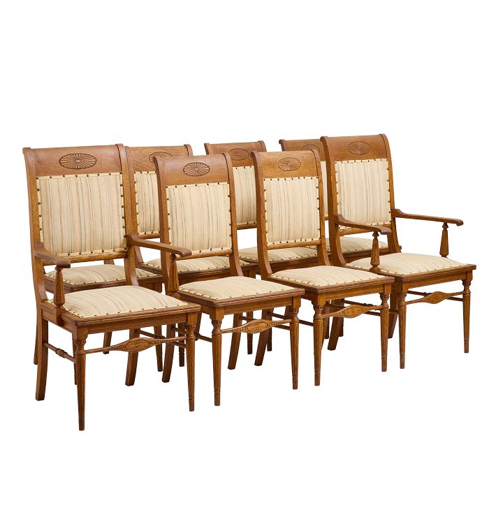 Vintage Midcentury Modern Danish Kosuga Dining Chair Set