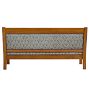 Vintage Arts and Crafts Upholstered Oak Bench