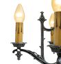 Vintage Classical Revival Cast Chandelier with Spire Finials