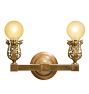 Vintage Classical Revival Sconce with Floral Socket Set of 4