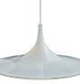Vintage Mid Century Modern Large Murano Glass Saucer Pendant