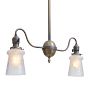 Vintage Victorian Brass Chandelier