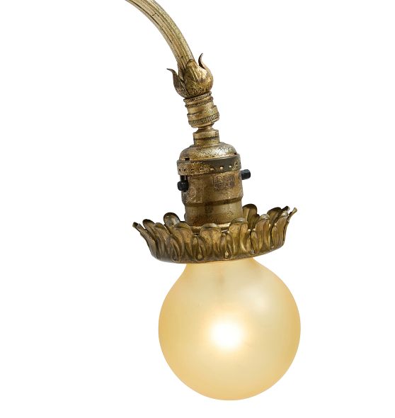Vintage Victorian Table Lamp with Double Arm by Rejuvenation