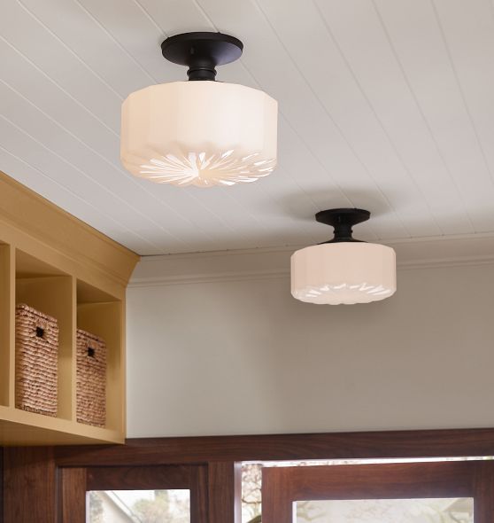 Eastmoreland 8" Fitter Semi-Flush Mount by Rejuvenation
