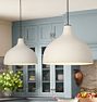 FOLK Abigail 15" Pendant, Ceramic Shade