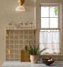 Lorraine Marble Shelf, Rail &amp; Bracket Set
