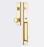 Door Set Chadwick Ext D handle x Chadwick knob CP
