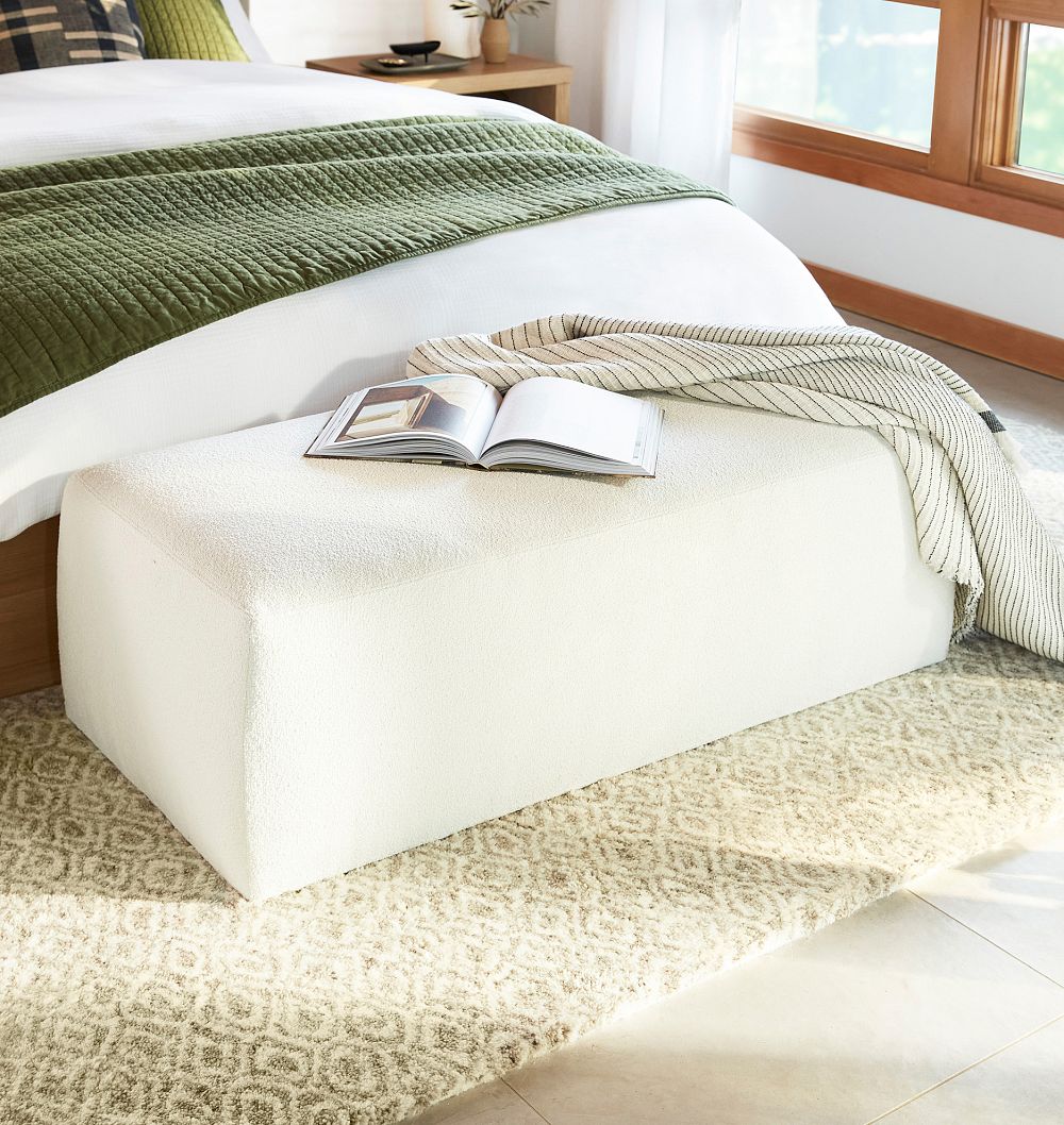 Britton Rectangular Ottoman by Rejuvenation