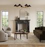 Rhone Chandelier, 48" Width in Metal Shades
