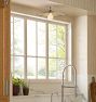 Theo Semi-Flush Mount, Brass Shades