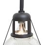 Vintage Industrial Holophane Pendant in Aluminum Frame