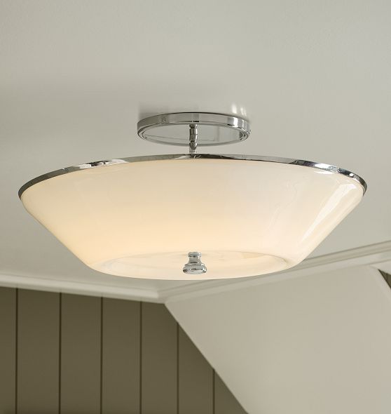 Howell LED Semi-Flush Mount by Rejuvenation