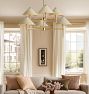 Rhone Double Tier Chandelier, 36" Width in Metal Shades