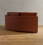 Sublimity Leather Curved Wedge Corner Sectional Component