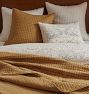 Stitched Belgian Linen Quilt &amp; Shams