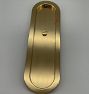 Open Box: Eastbank Pocket Door Set, Privacy - Aged Brass