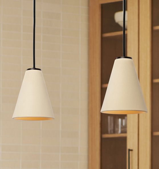 FOLK Abigail 6" Cone Pendant by Rejuvenation