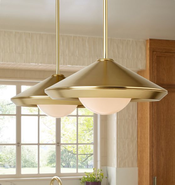 Andra Pendant, 14" Width by Rejuvenation
