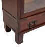 Vintage 1920s Mission Globe Case with Glass Front Shelves 6-Piece