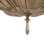 Vintage Art Deco Chandelier Slipper Shade 5 Light