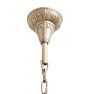 Vintage Art Deco Chandelier Slipper Shade 5 Light