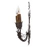 Vintage Pair Sconce classical revival 2 light candle