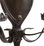 Vintage Revival Double Sconce Pair of 2 Candle Iron