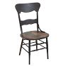 Vintage set of 4 Matching Wood Dining Chairs in Original Finish