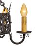 Vintage Spanish Revival Chandelier 3 Light Aladdin Pan