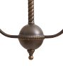 Vintage Victorian Chandelier 2 Arm Electric