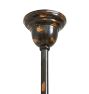 Vintage Victorian Chandeliers 4 Arm Japanned Copper Finish