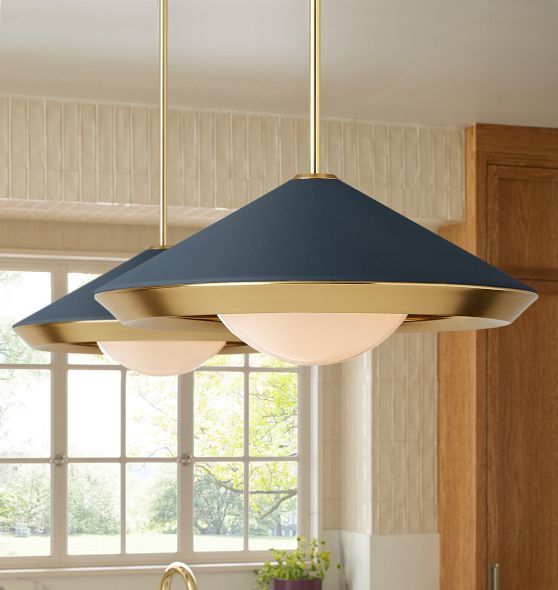 Andra Pendant, 18" Width by Rejuvenation