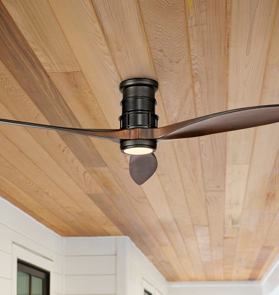 Falcon Semi-Flush LED Ceiling Fan by Rejuvenation