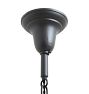 Vintage Classical Revival Chandelier 3 Light Aladdin Pan
