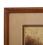 Vintage Painting of Landscape with Scenic River
