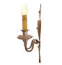 Vintage Pair Romance Revival Sconce Double Candle Light Decorative Reeding