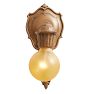 Vintage Pair Romance Revival Sconce Single Arm Globe Shade