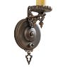 Vintage Set of 3 Spanish Revival Sconce Single Light Candle