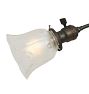 Vintage Victorian Chandelier 3 Arm Electric Jappaned