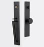 Blair D-Handle & Blair Knob Exterior Door Set, Left-Handed - Oil-Rubbed Bronze