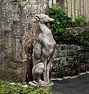Antique Greyhound Cast Stone Garden Statue