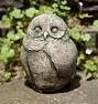 Barn Owl Cast Stone Garden Statue