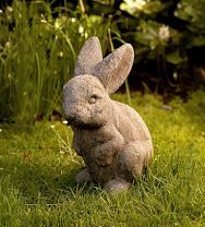 Rabbit Cast Stone Garden Statue