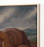 Filly and Colt by Frank Stamato Framed Reproduction Wall Art Print
