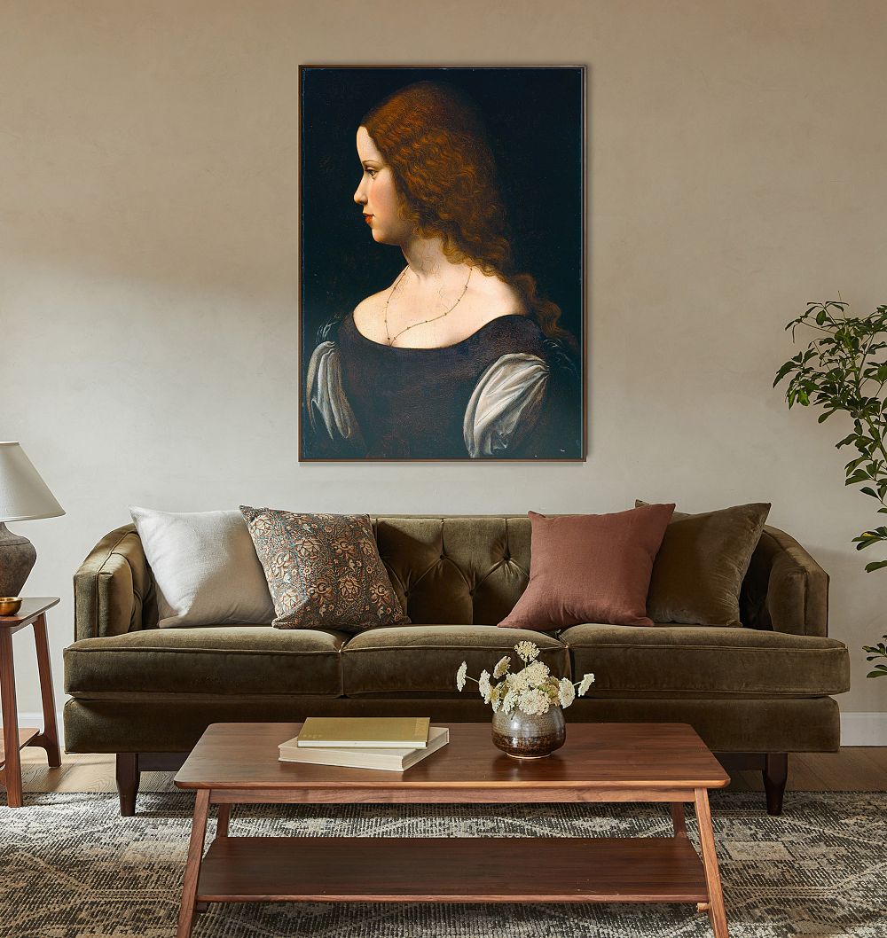 Portrait of a Young Lady Reproduction Wall Art Print by Rejuvenation