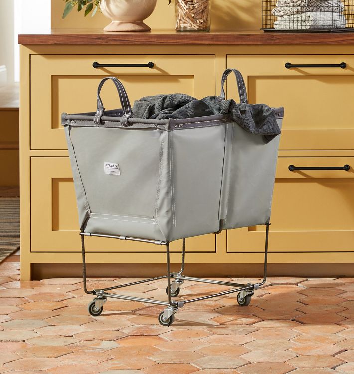 Steele Canvas x Rejuvenation Steeletex Laundry Cart | Rejuvenation