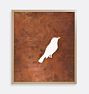 Hooded Warblers Framed Reproduction Wall Art Print, 18" x 20" - Natural Wood Cap Frame